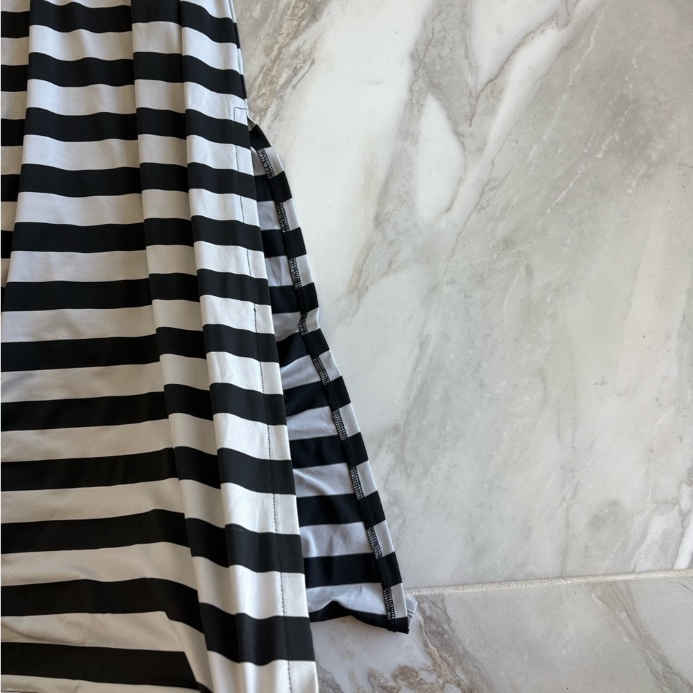 Fever Black and Grey Striped Dress - Picture 4 of 6